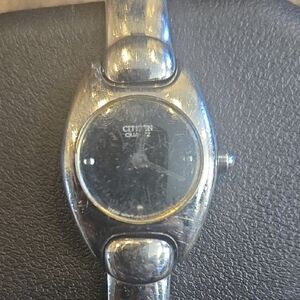Citizen Black and Silver Quartz Smartwatch
